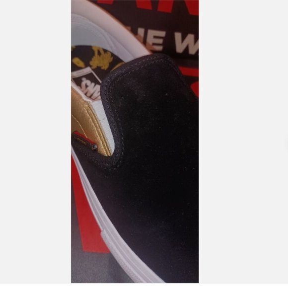 VANS Shake Junt Slip On Pro Shoes Black / Gold Men\'s 11.5 VN0A347V13L main image 10